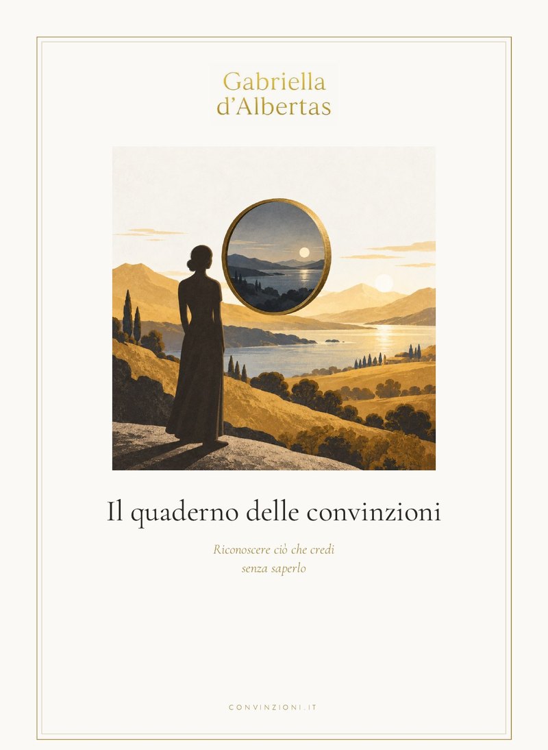 Copertina de Il quaderno delle convinzioni di Gabriella d'Albertas